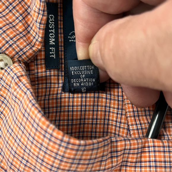 Ralph Lauren Custom Fit Men’s Button Down Shirt Size Large 100% Cotton - Picture 4 of 7